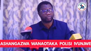 MWAIPOPO ACHARUKA, ATOA TAMKO KALI WANAOTAKA JESHI LA POLISI LIVUNJWE.