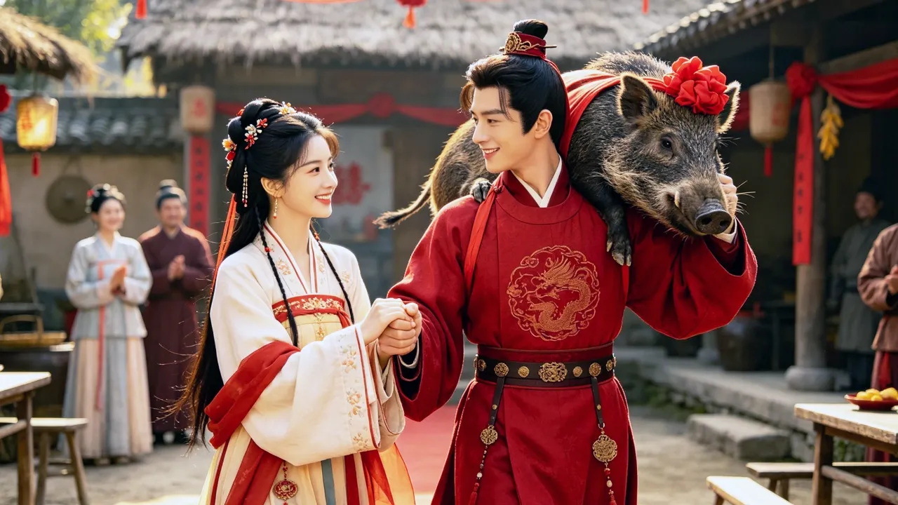 This man bought her along with a wild boar; against all odds, she found happiness. #260412lhB2 poster