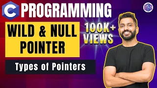 What is Wild Pointer and Null Pointer with Examples Types of Pointers C programming
