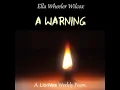 Download Lagu A Warning by Ella Wheeler WILCOX  - FULL AudioBook 🎧📖