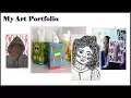 This portfolio got me accepted into Art School