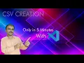 Csv file creation in Python COMPUTEREXCELSOLUTION