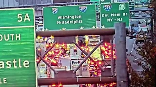 Woman injured in crash on I-95 in New Castle County Delaware
