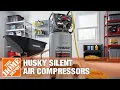 Husky Silent Compressors The Home Depot