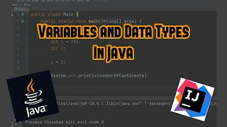 Java Beginner Course - Variables and Data Types for Complete Programming Beginners