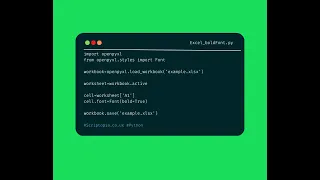 Python openpyxl - Change font to bold