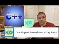 C Single Dimensional Array Part 1