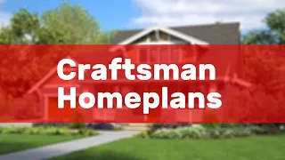 Craftsman Homeplans
