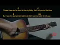 Karley Scott Collins - Leavin' On My Mind Easy Guitar Chord & Lyrics (cover)