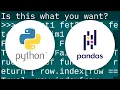 Build list from column names Pandas DataFrame