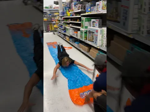 Wait! My Slip ‘N Slide! 🥺😂 #shorts