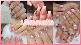 DISENOS DE UNAS CORTAS UNAS CORTAS COLOR NUDE UNAS ACRILICAS 2022