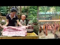 Download Lagu How to make smoked pork to sell at the market, Make grilled ribs to eat with your little son