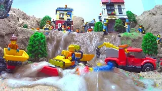 LEGO Dam Breach - Gold Mine Breakthrough in LEGO City
