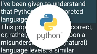 If Python is interpreted what are pyc files