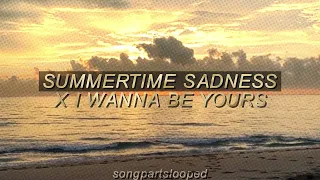 i wanna be yours x summertime sadness 