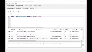 DB Browser for SQLite - Execute SQL Query