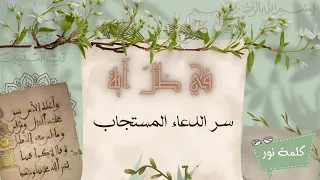 سر الدعاء المستجاب تفسير آية و إذا سألك عبادي عني فإني قريب أجيب دعوة الداع إذا دعان 