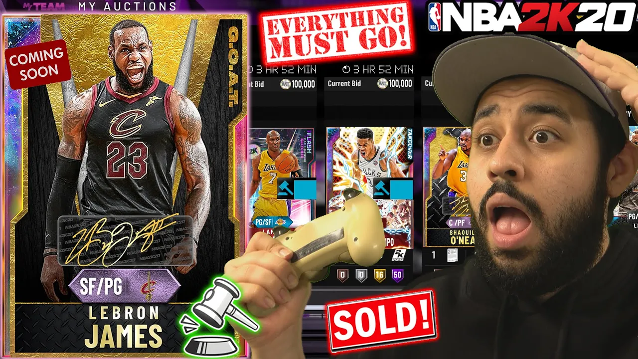 I SOLD ALL MY GALAXY OPALS TO PREPARE FOR GOAT LEBRON JAMES AND THE END OF NBA 2K20 MYTEAM