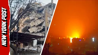 Israel lança ataques noturnos contra alvos do Hezbollah em Beirute.
