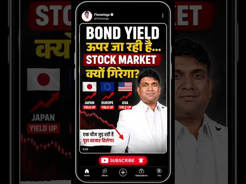 Bond Yields Rising Globally: Why Could Stock Market Crash? #shorts