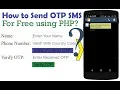 How to Generate and Send OTP SMS For Free using PHP With Source Code