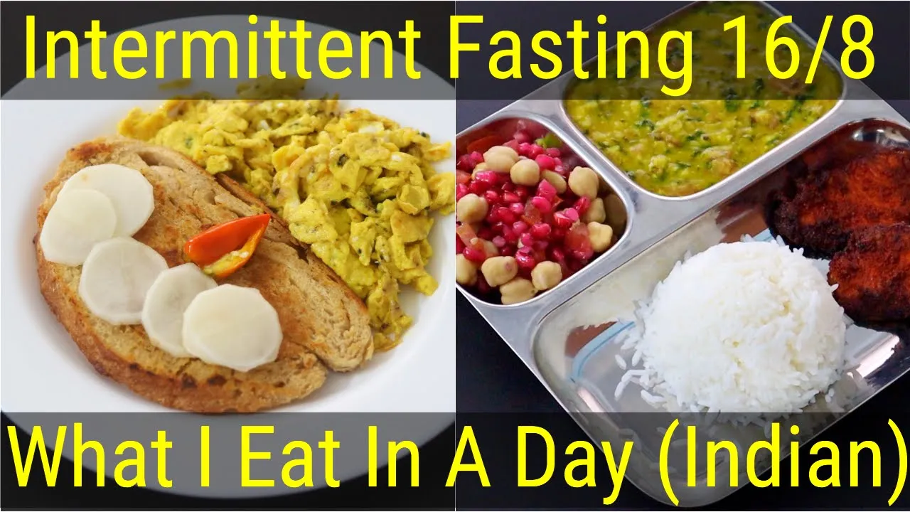 Intermittent Fasting Weight Loss - What I Eat In A Day Indian - Healthy Meal Ideas   Skinny Recipes