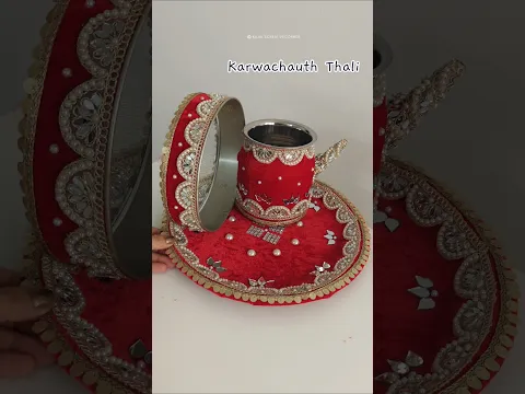 DIY Gorgeous Karwa Chauth Thali at Home! ✨#karwachauth
