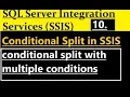 How to use Conditional Split in SSIS