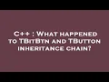 C What happened to TBitBtn and TButton inheritance chain