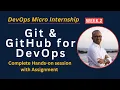 Week 2 - Git GitHub for DevOps Hands-On Beginner Workshop Live