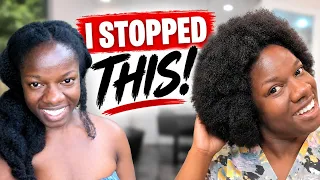 Things I STOPPED Doing to Grow My 4C Hair Long