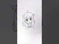Drawing Anya coloring SPYxFAMILY
