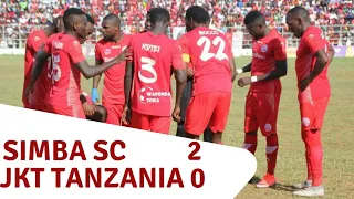 Magoli Yote Simba Sc 2 0 JKT Tanzania Tanzania Premier League Meddie Kagere 