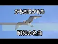 かもめはかもめ　昭和の名曲　歌詞字幕　中島みゆき作詞作曲　研ナオコ　徳永英明バージョン　カバー