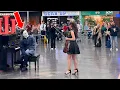 Download Lagu Michael Myers interrupted by Cat Woman at the airport. Shocked crowd!