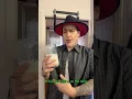 When dad finds a glass of milk