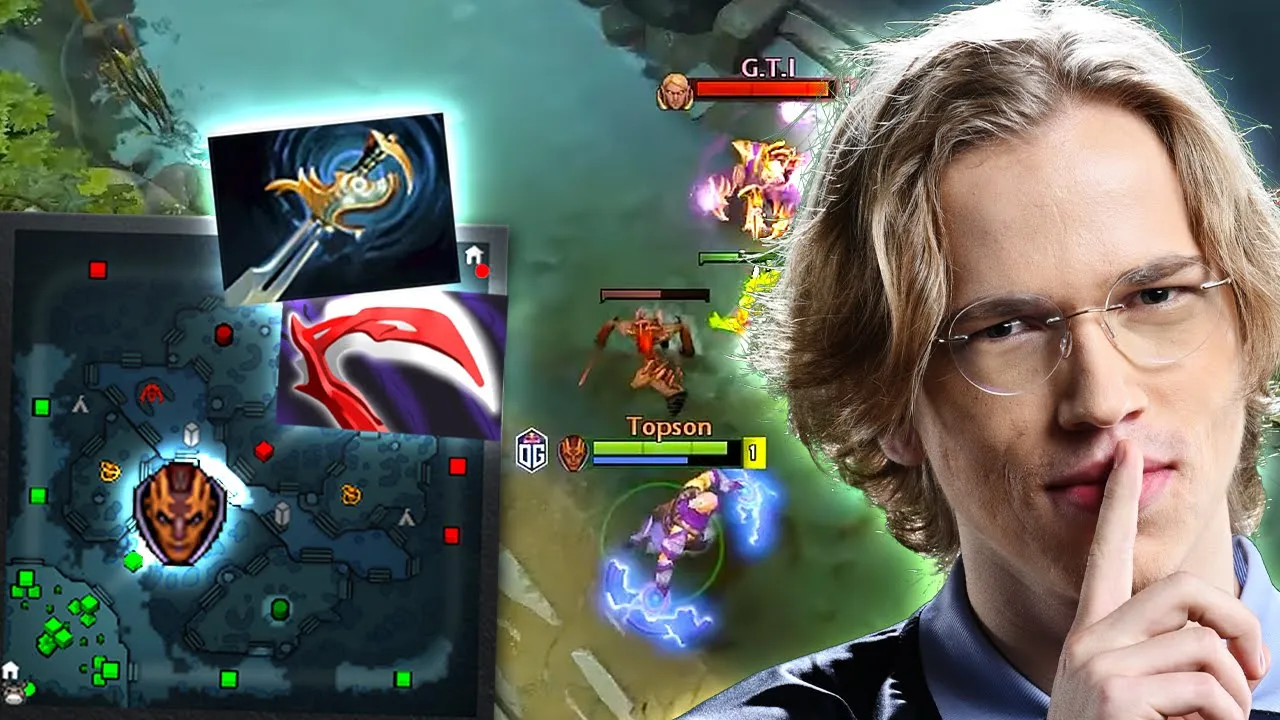 Topson NEXT LEVEL Mid Anti-Mage build...