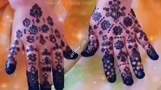 الأناقة فالنقش الحناء الصحراوية مع نادية الشركاوية Elegance Desert Henna Engraving 