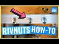 How to Install Rivnut Rivet Nut Nutserts WITH TOOL Full Guide