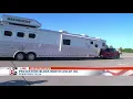 Truck and trailer drive through crowd protesting in Tulsa on live TV
