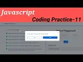 Coding Practice-11 JavaScript Splice Playground Todos Application NxtWave