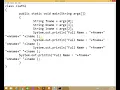 Programming in Java - Command Line arguments practical
