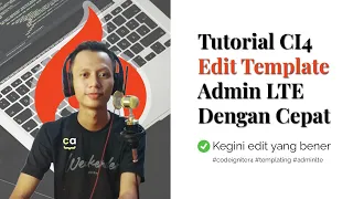 Tutorial Templating Codeigniter 4 dengan Admin Lte - Cara memisahkan header dan Footer