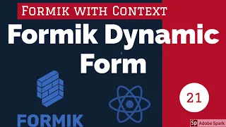 React Formik Dynamic Forms Part 1