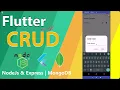 CRUD API backend node express mongo DB Flutter