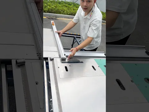 4,800W Brushless Power in a Portable Sliding Table Saw #woodworking #diy #slidingtablesaw