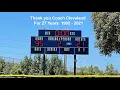 Thank You Coach Jim Cleveland