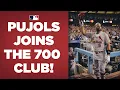 HISTORY Albert Pujols becomes just the FOURTH member of the 700 home run club