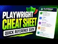 Playwright Automation Cheat Sheet